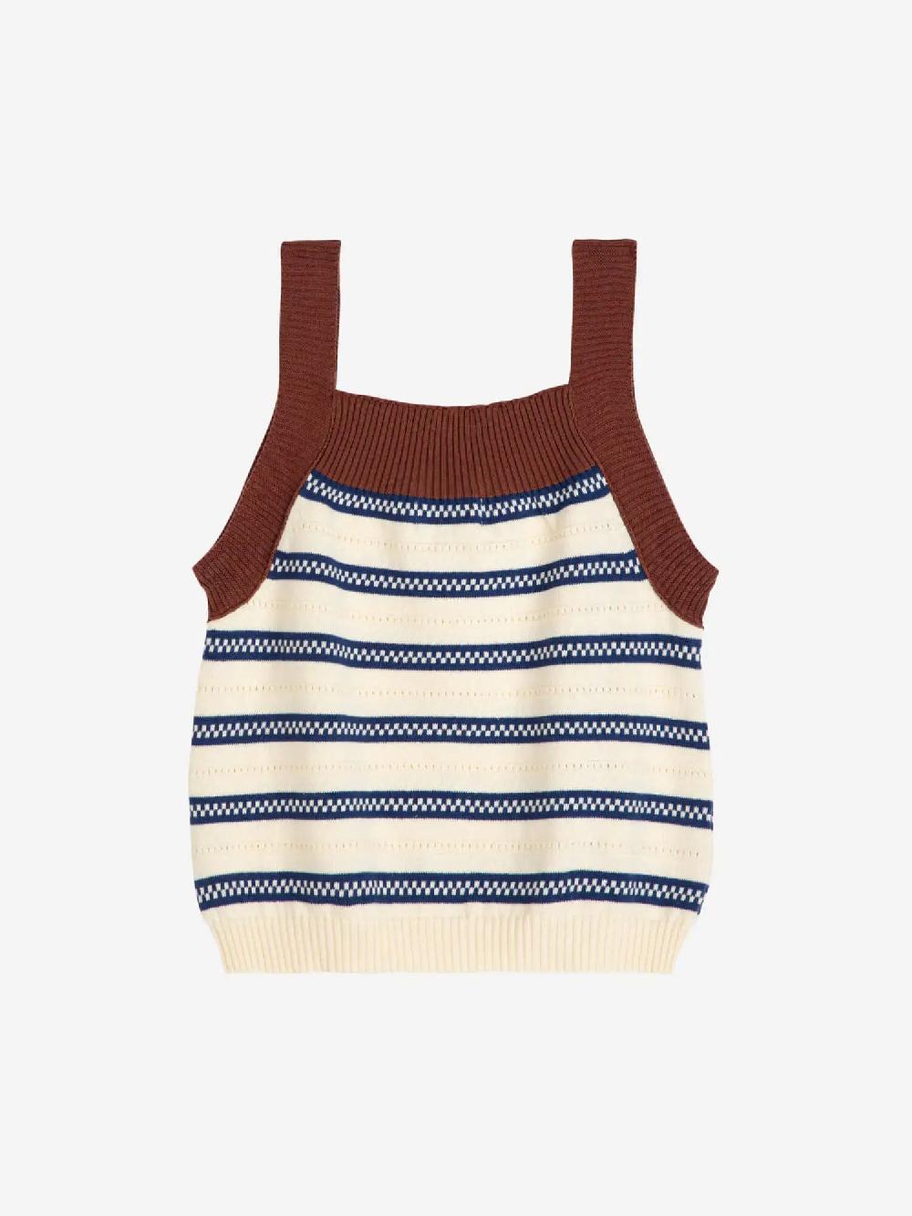 Bobo choses Stripes knitted tank top Envío internacional gratuito