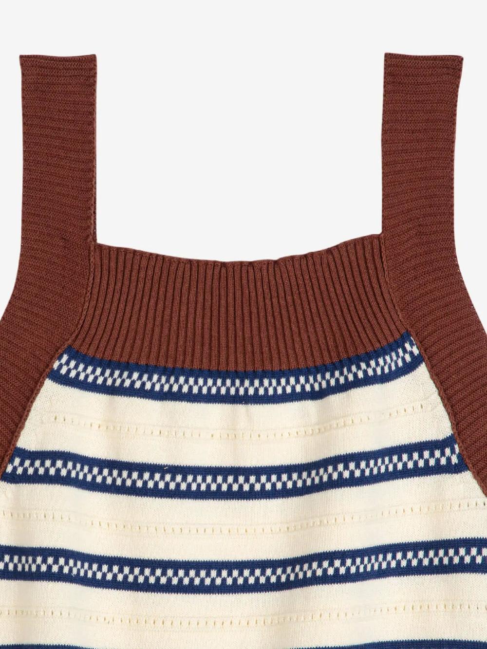 Bobo choses Stripes knitted tank top Envío internacional gratuito