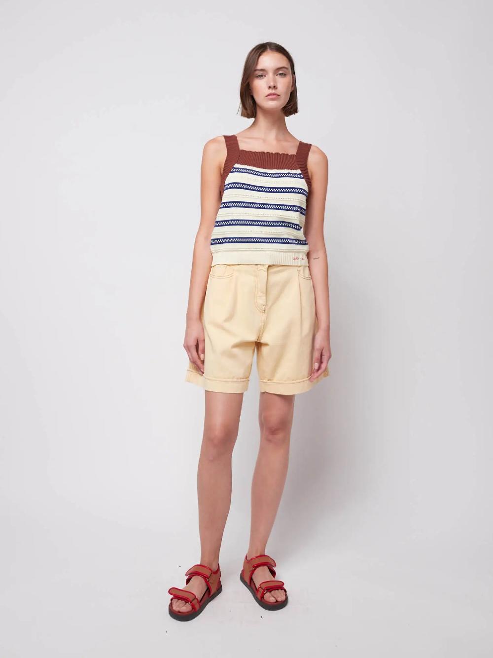 Bobo choses Stripes knitted tank top Envío internacional gratuito