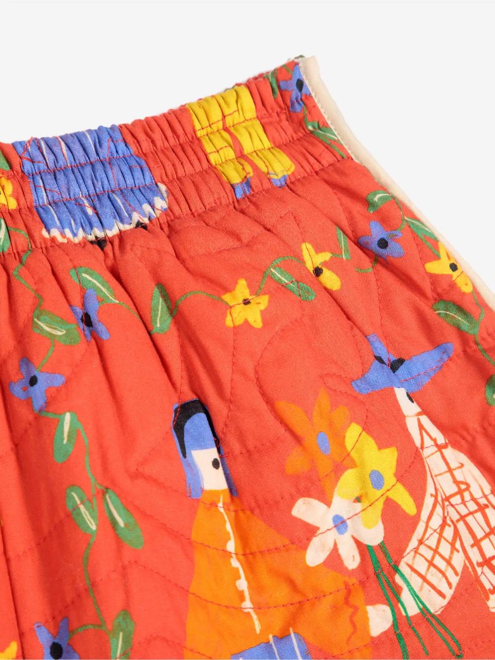 Bobo choses Couples print quilted short Tienda de fábrica