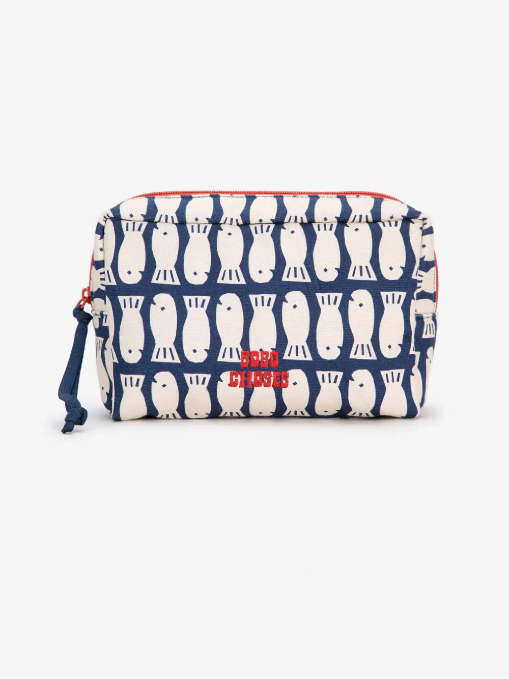 Bobo choses Lucky Fish printed cotton pouch Última moda