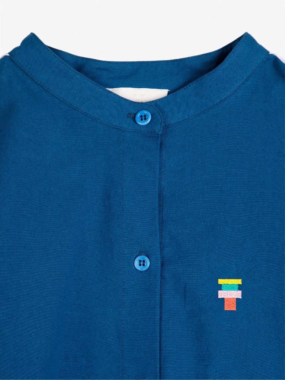 Bobo choses Contrast-trim puff sleeve shirt Ofertas especiales