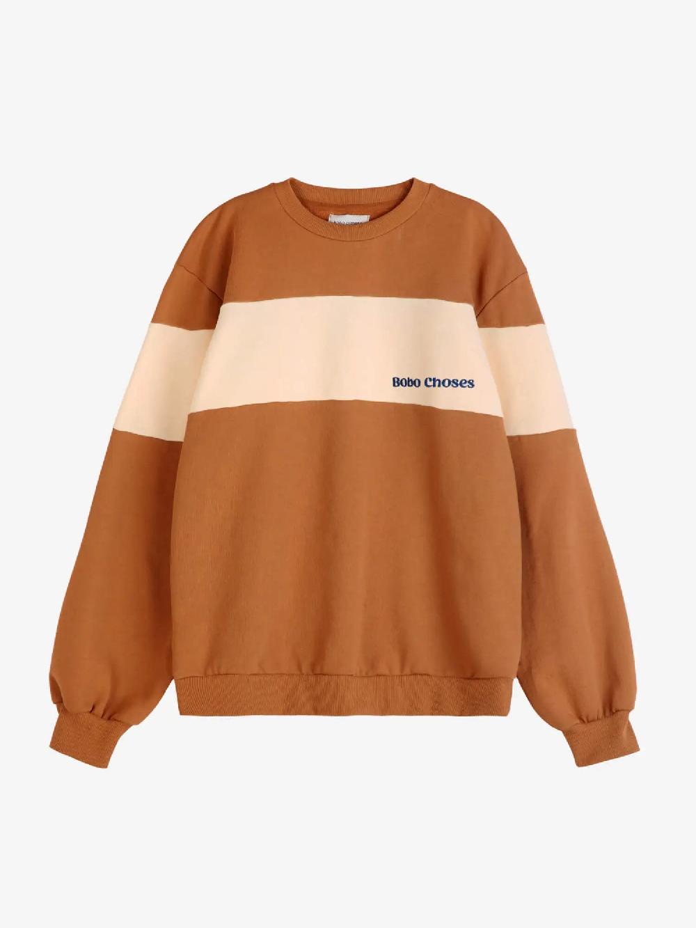 Bobo choses Color block unisex sweatshirt Venta caliente