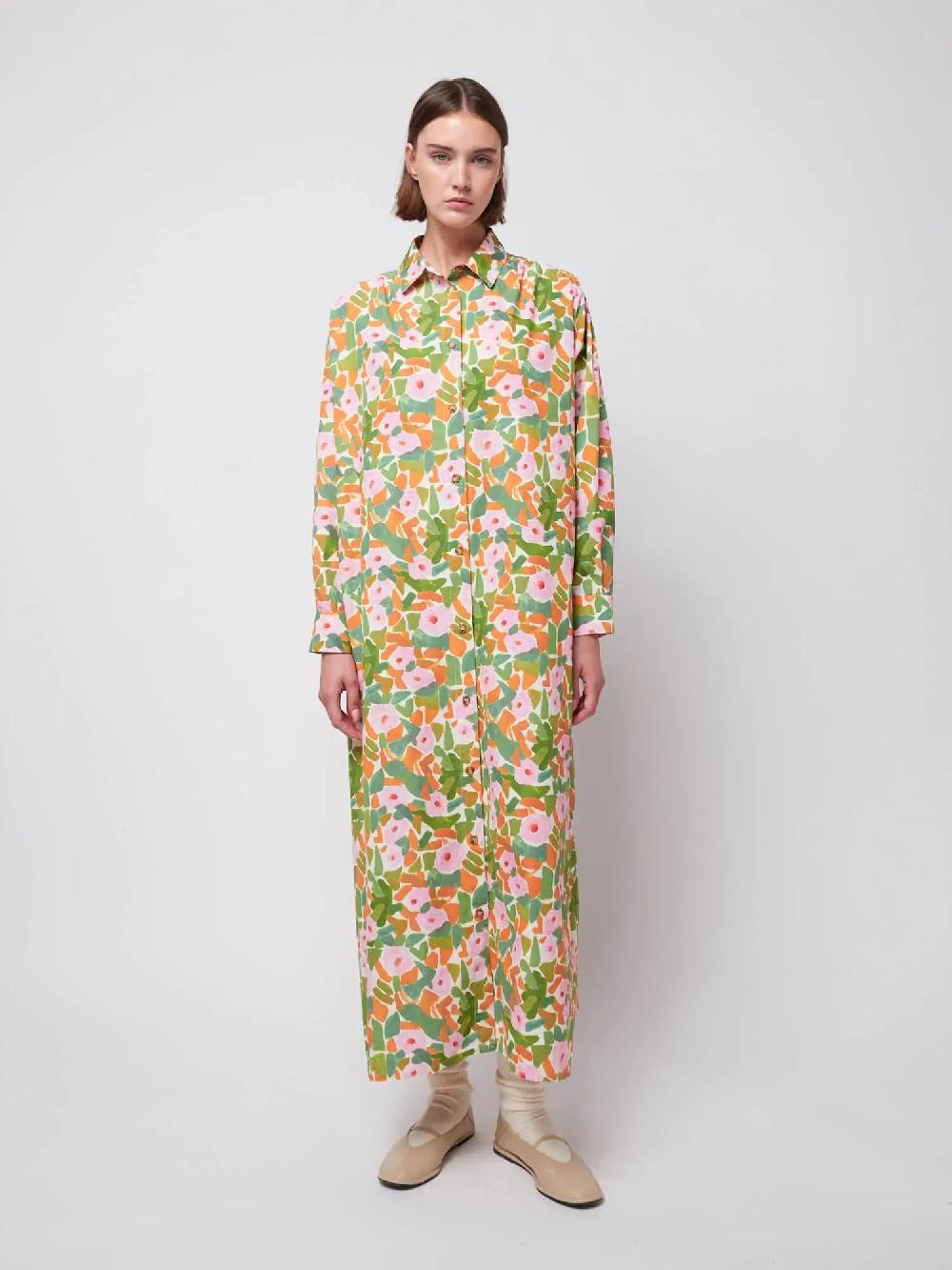 Bobo choses Floral print shirt dress
