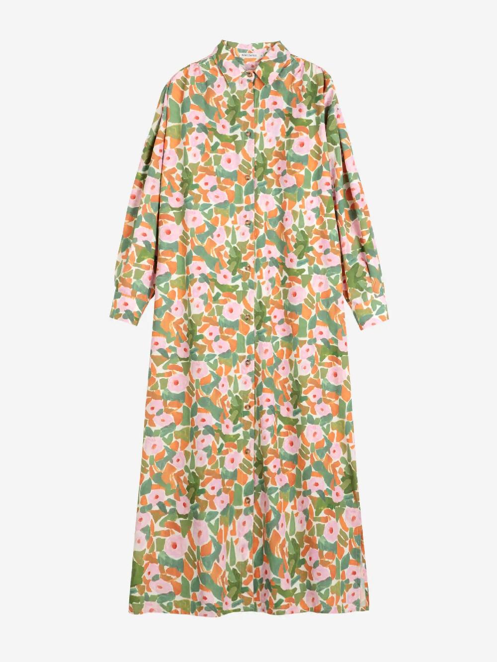 Bobo choses Floral print shirt dress Liquidación