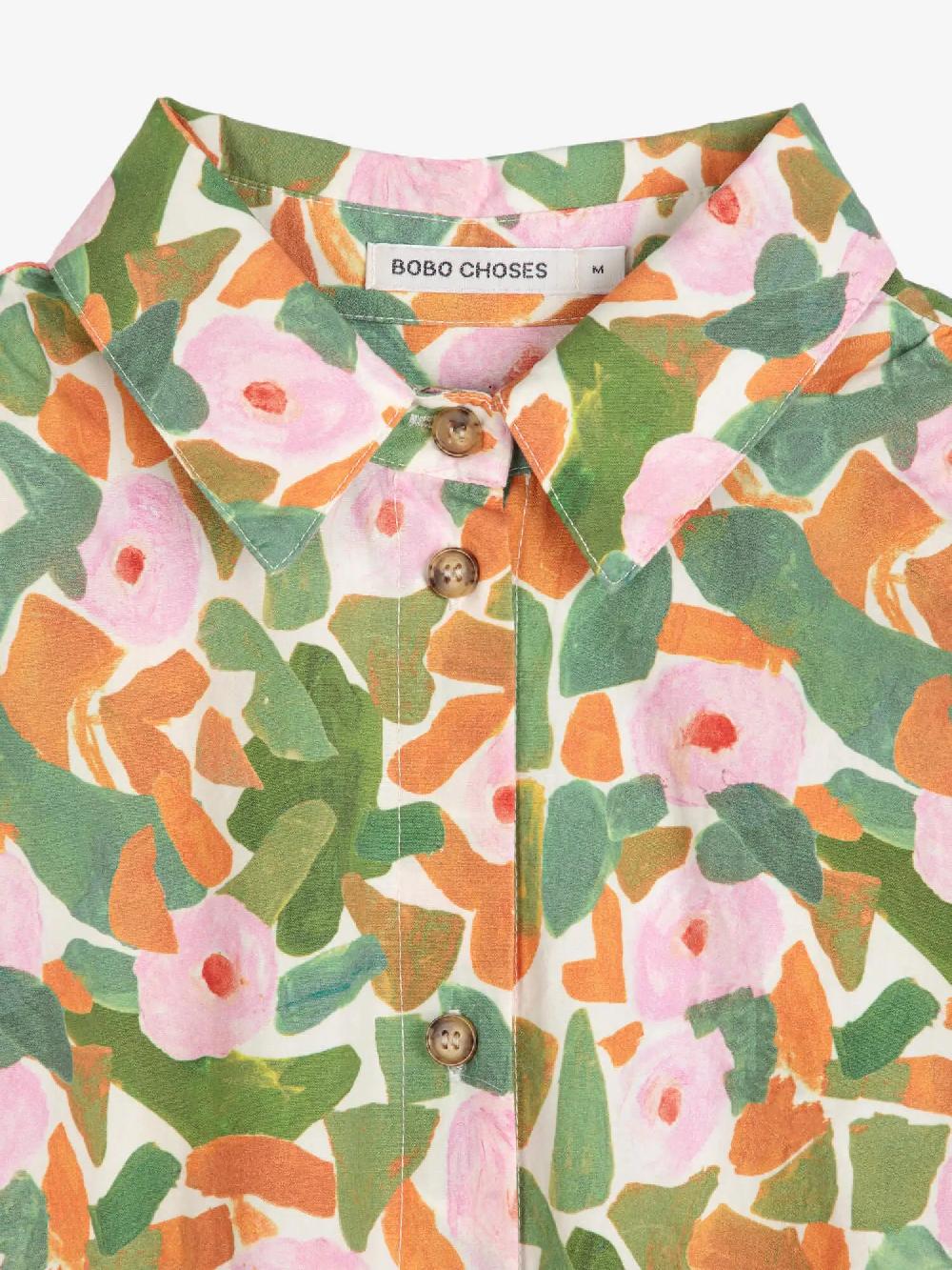 Bobo choses Floral print shirt dress Liquidación
