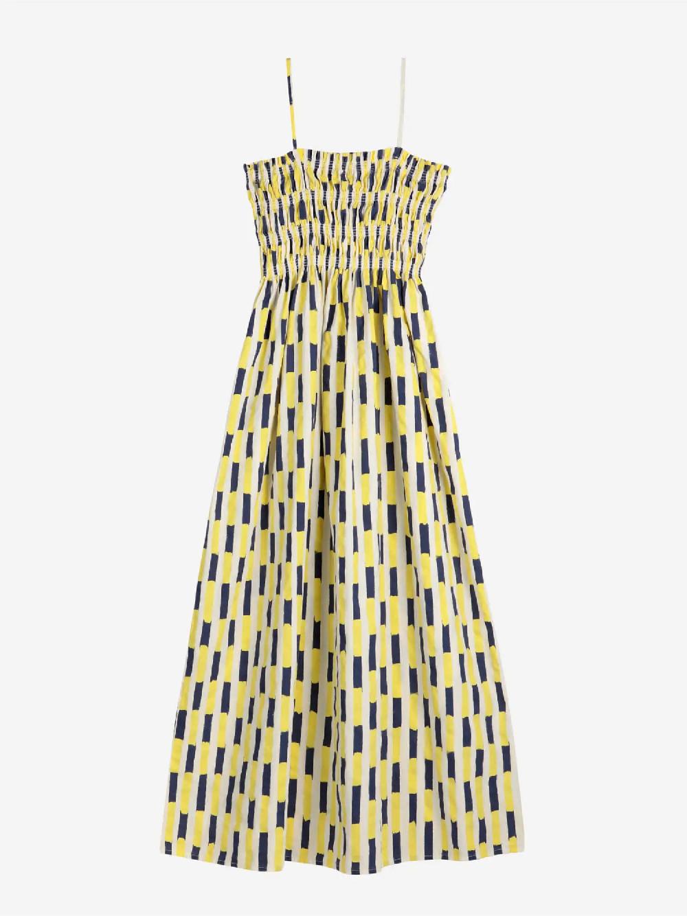 Bobo choses Brush strokes gathered bustier dress Últimos 3 días