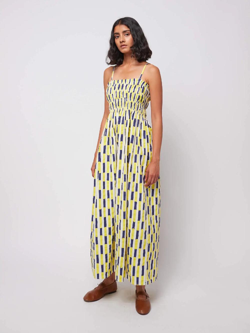 Bobo choses Brush strokes gathered bustier dress Últimos 3 días