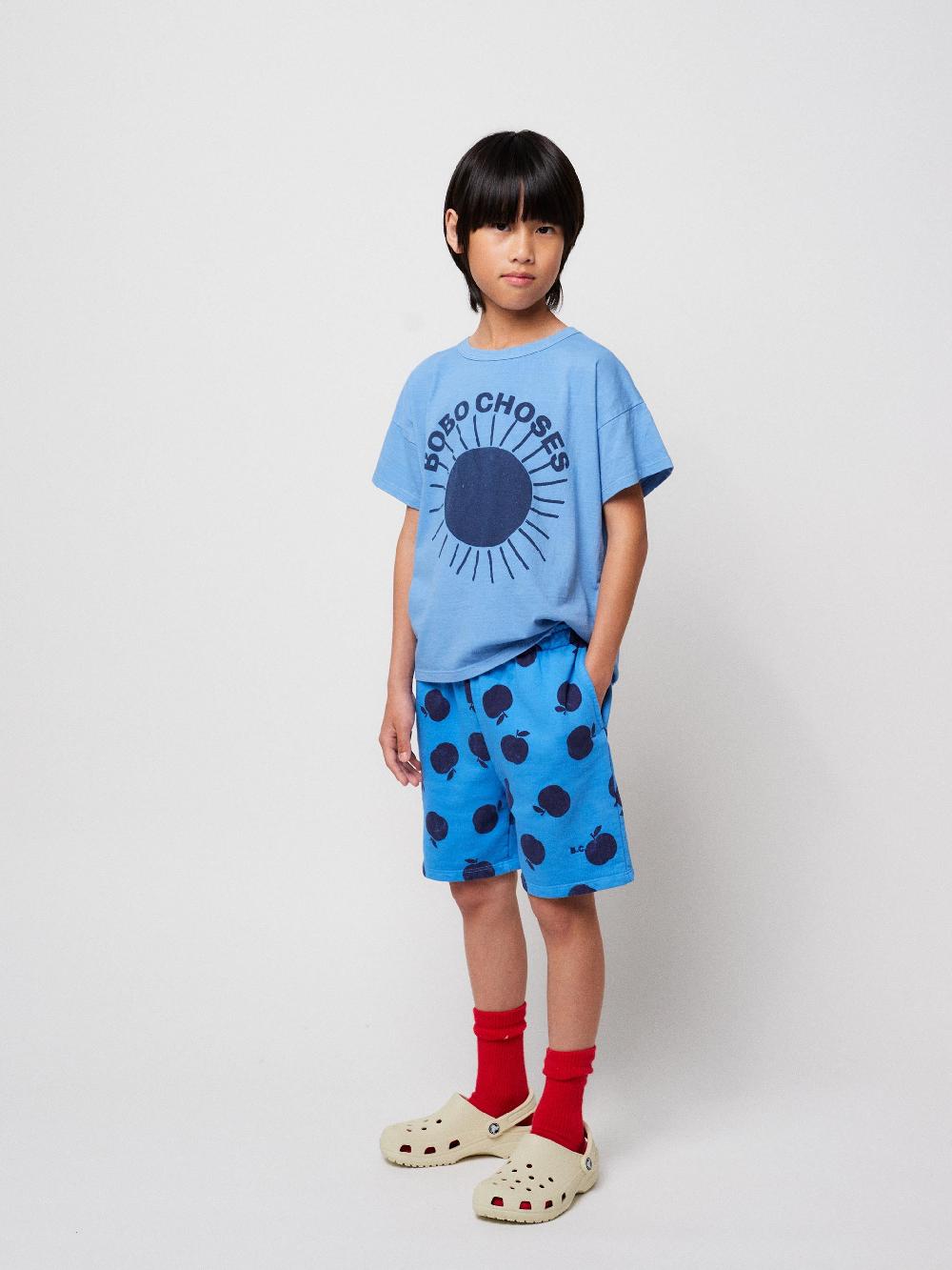 Bobo choses Poma all over turquoise bermuda shorts Solo hoy