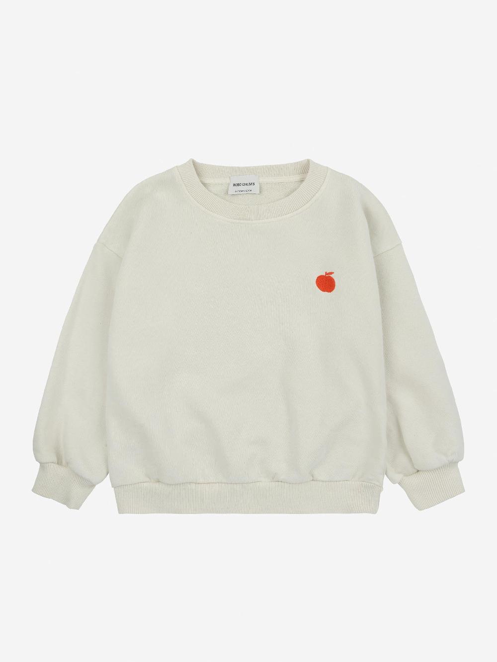 Bobo choses Poma Bobo Choses ecru sweatshirt Oferta especial de fábrica