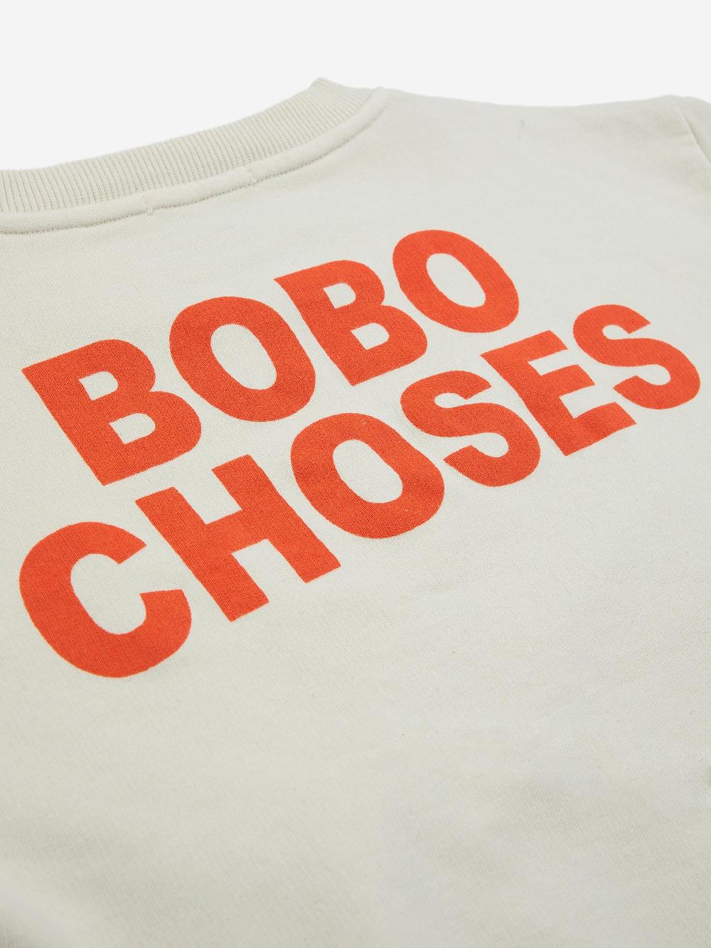 Bobo choses Poma Bobo Choses ecru sweatshirt Oferta especial de fábrica