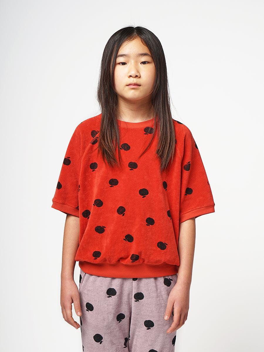 Bobo choses Poma allover short sleeve terry sweatshirt Oferta exclusiva