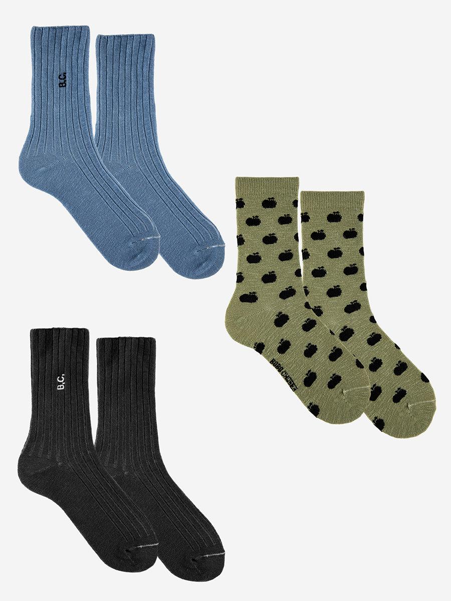 Bobo choses BC olive long socks pack