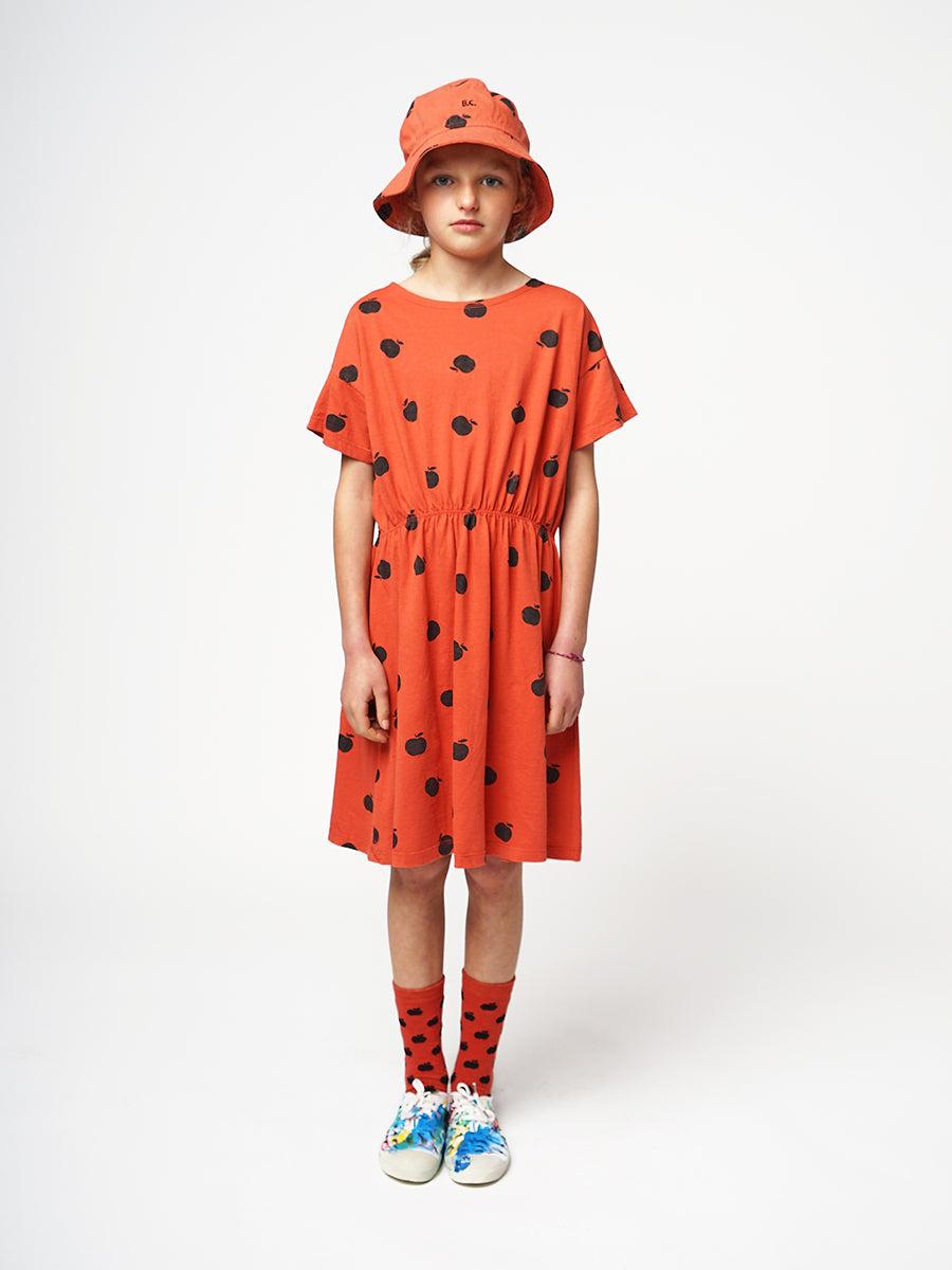 Bobo choses Poma red allover dress Rebajas de fin de temporada