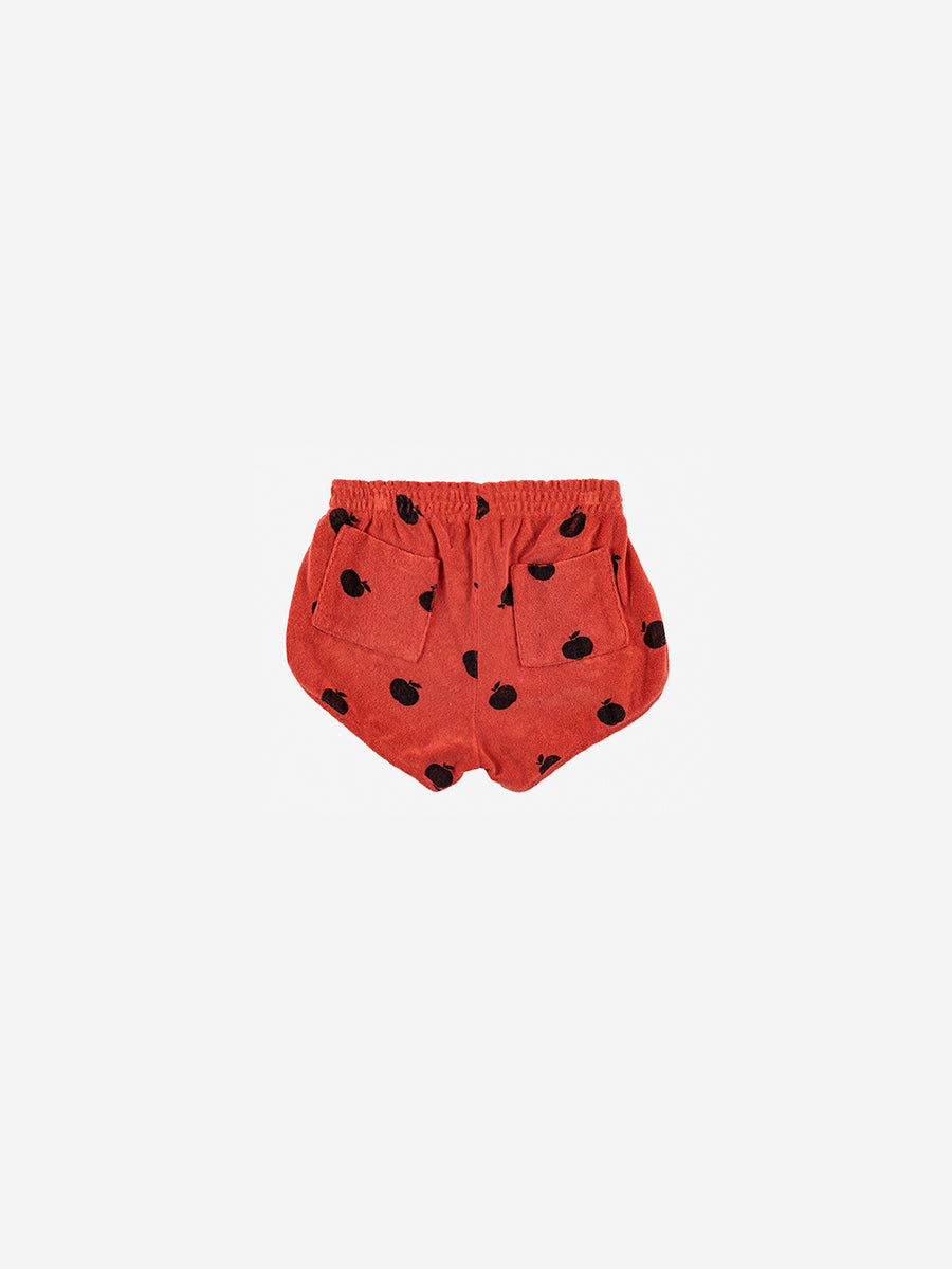 Bobo choses Poma allover red terry shorts Precio ultrabajo