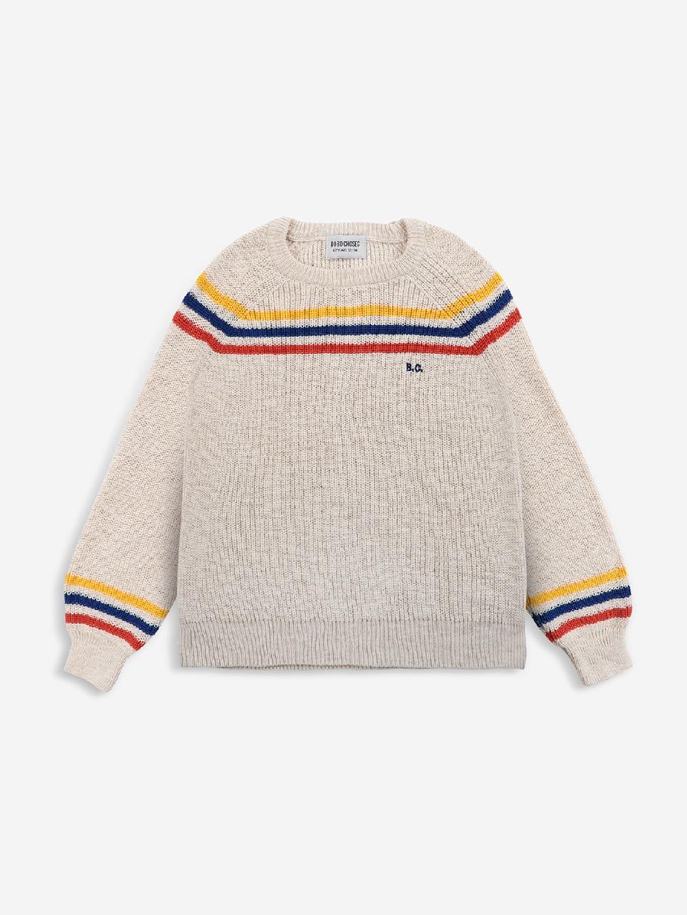 Bobo choses BC stripes jumper Gran oferta