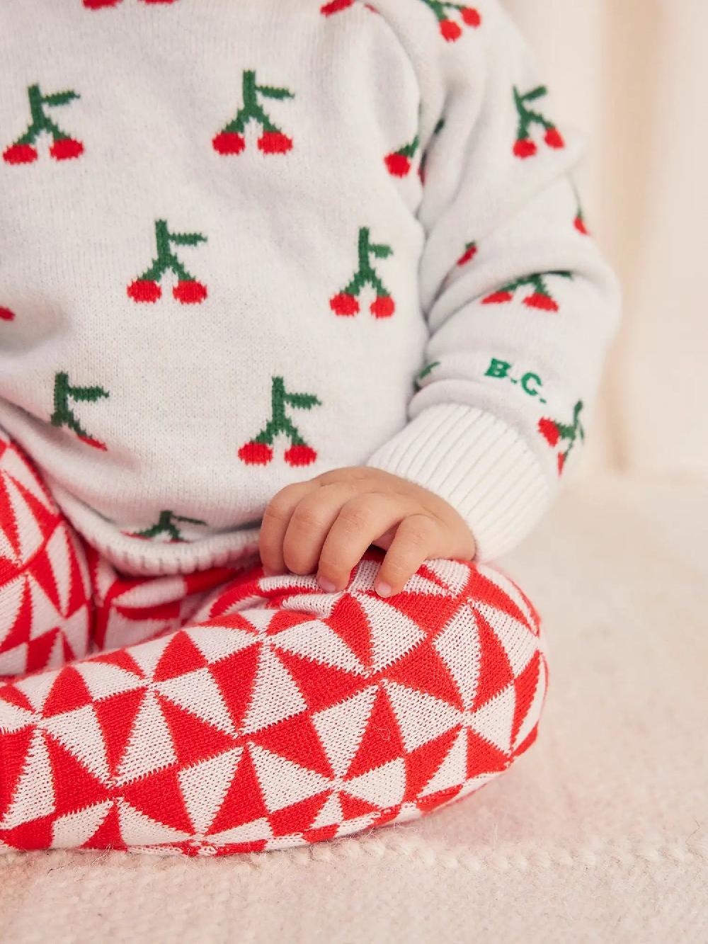 Bobo choses Cherry all over knitted gift set Liquidación