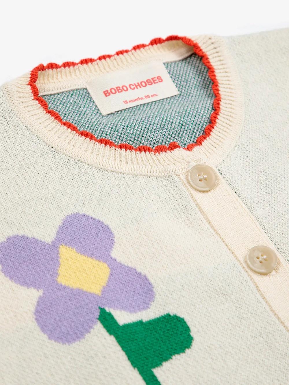 Bobo choses Pansy Flower cardigan Último día