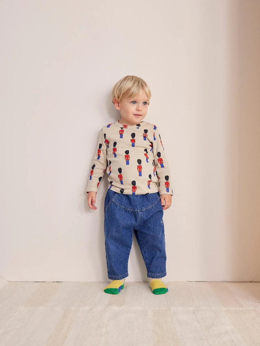 Bobo choses Beneath The Moon denim baggy pants Descuentos del mes
