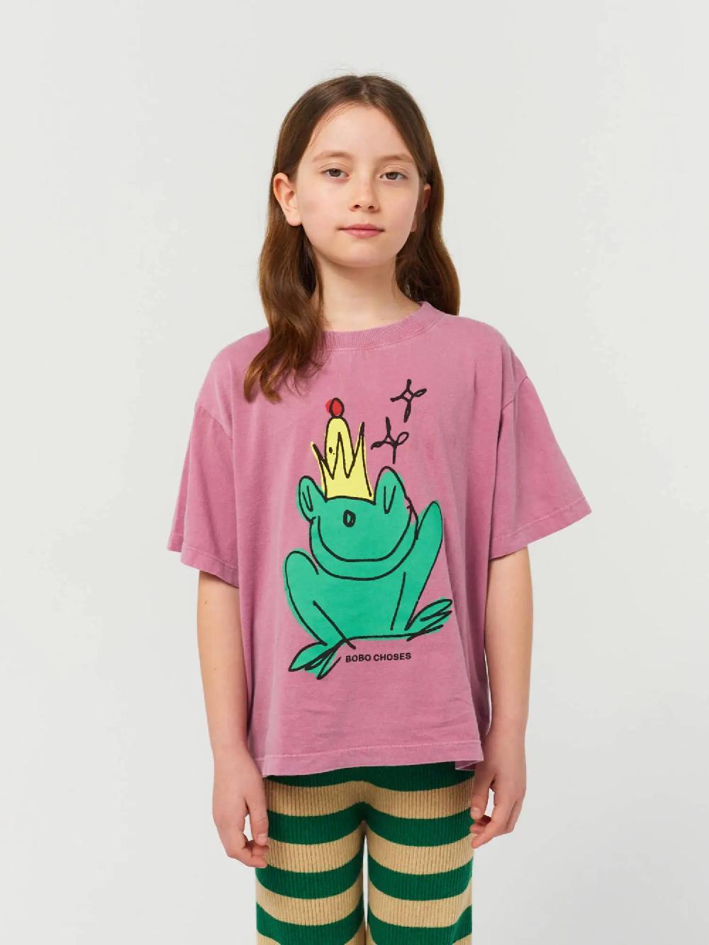 Bobo choses Enchanted Frog short sleeve T-shirt Precio ultrabajo