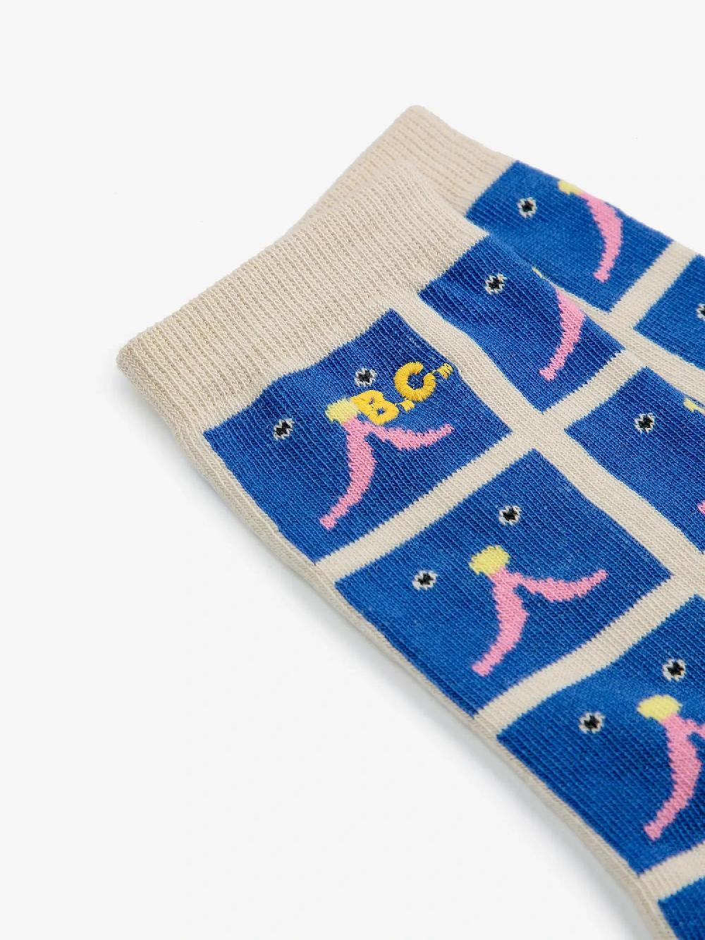 Bobo choses Funny Face all over long socks En línea