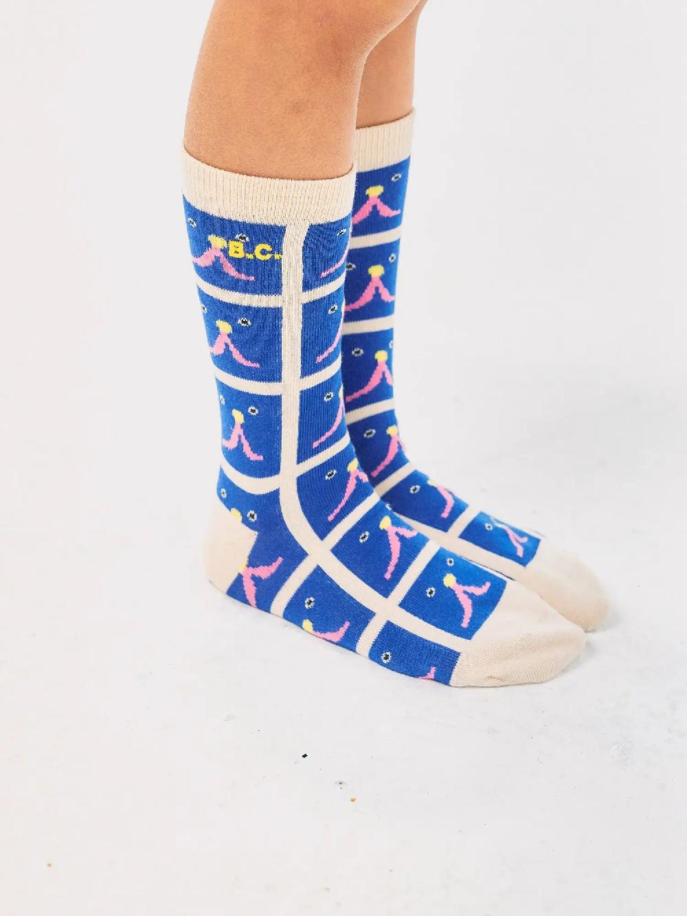 Bobo choses Funny Face all over long socks En línea
