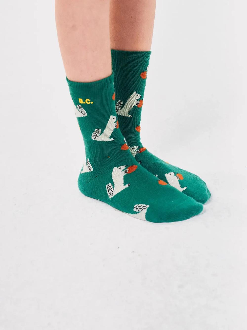 Bobo choses Hungry Squirrel all over long socks Rebajas