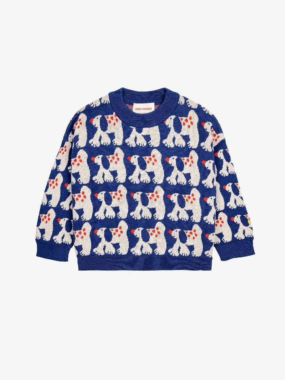 Bobo choses Fairy Dog all over jacquard jumper Rebajas baratas