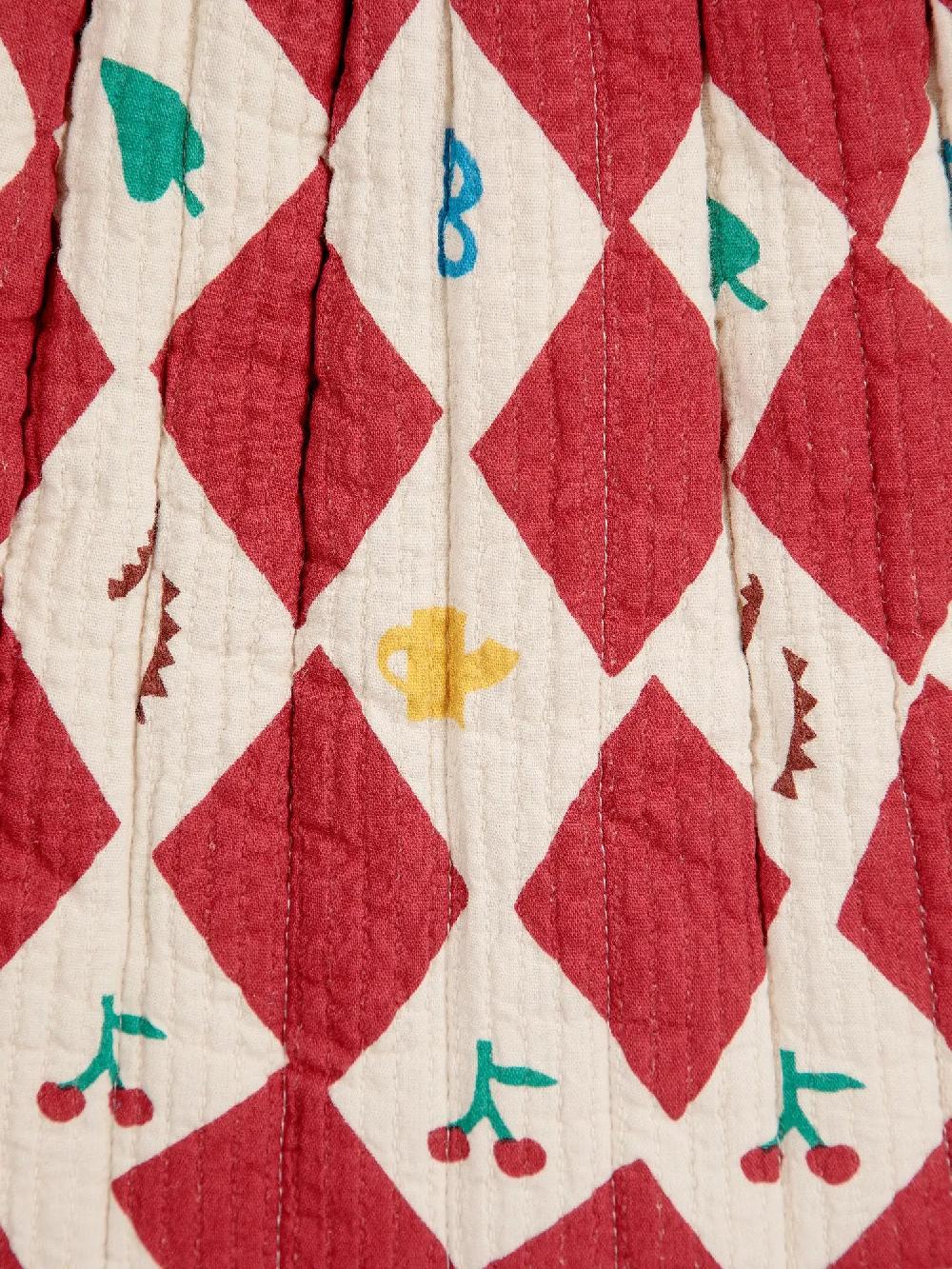 Bobo choses Harlequin all over quilted woven skirt Liquidación
