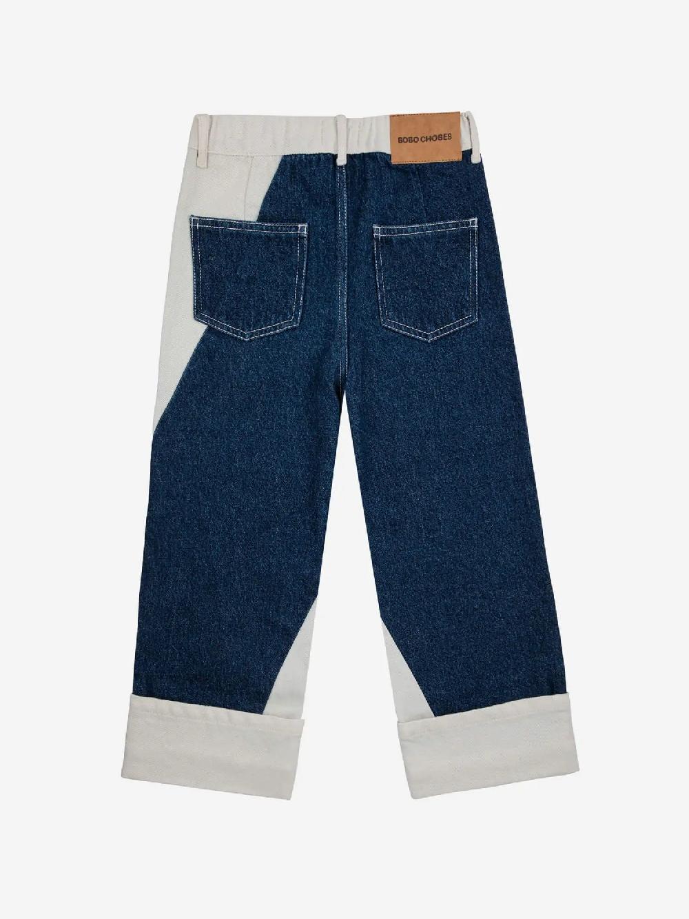 Bobo choses BC contrast color straight denim pants En oferta