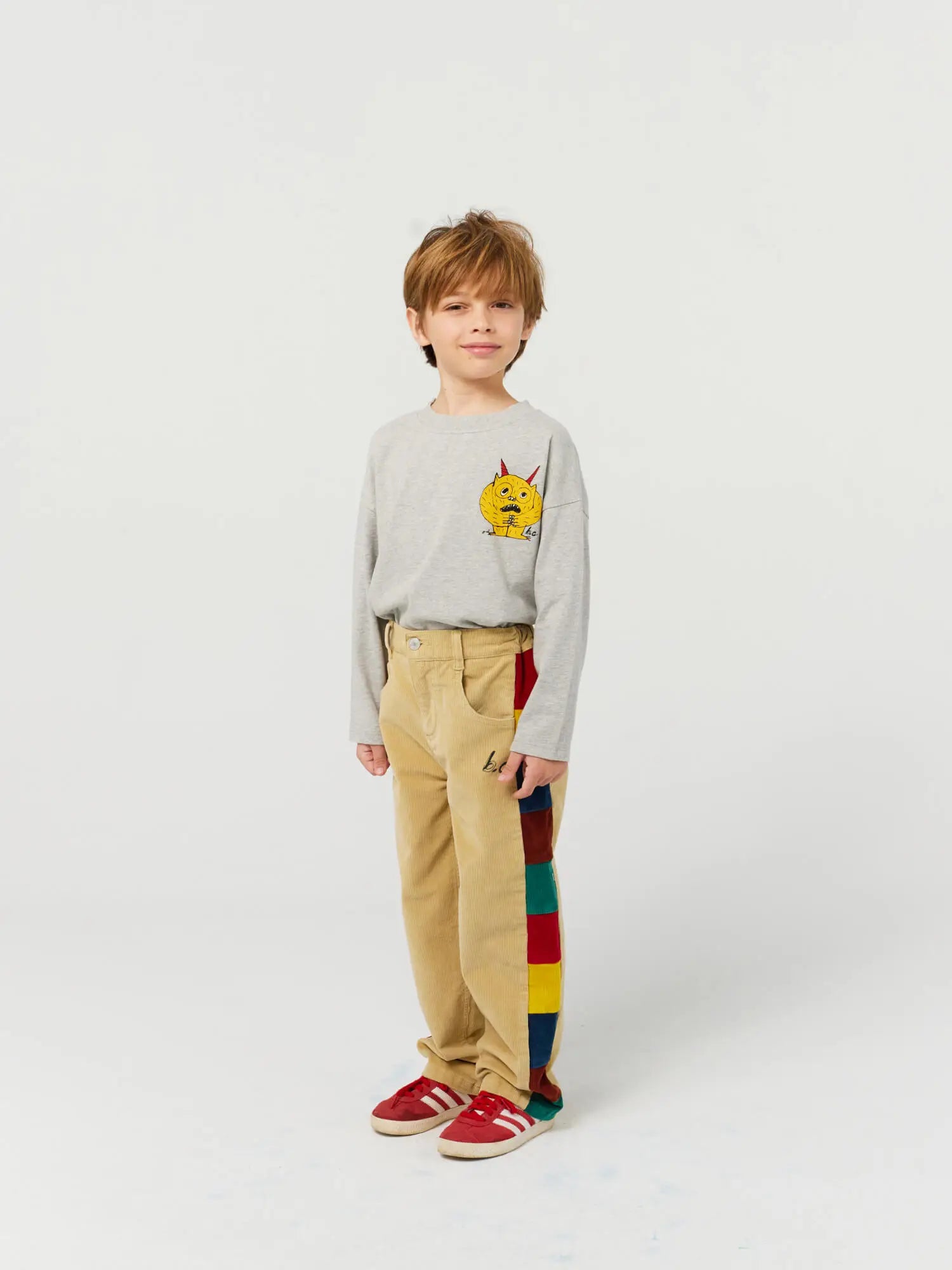 Bobo choses BC color block corduroy pants Ofertas especiales