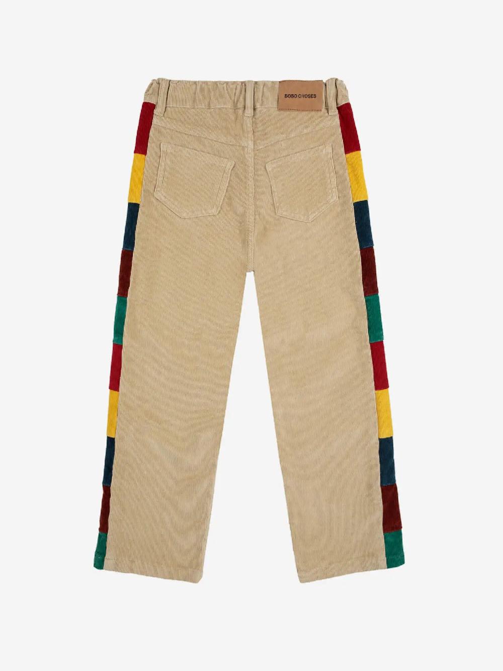 Bobo choses BC color block corduroy pants Ofertas especiales