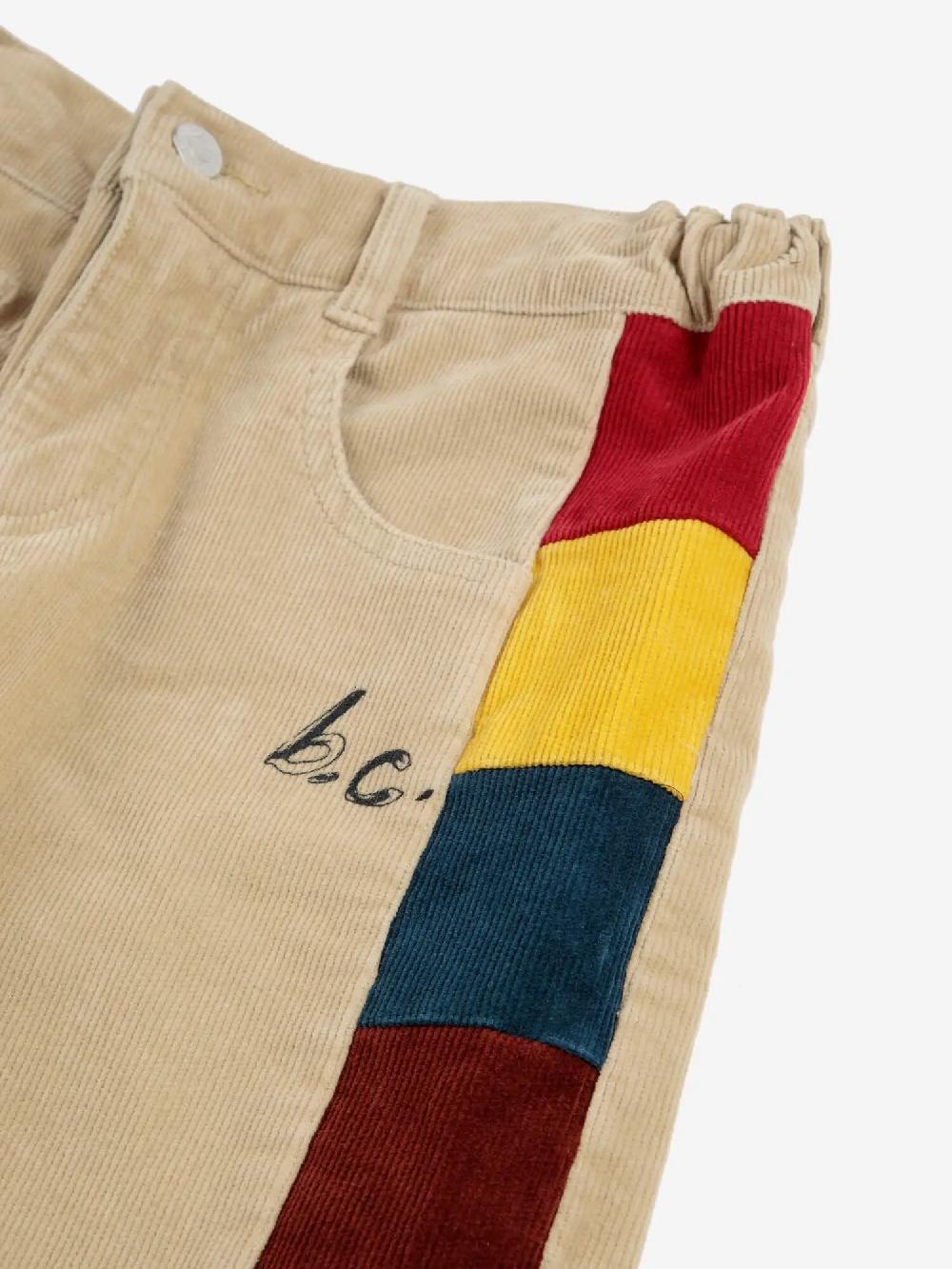 Bobo choses BC color block corduroy pants Ofertas especiales