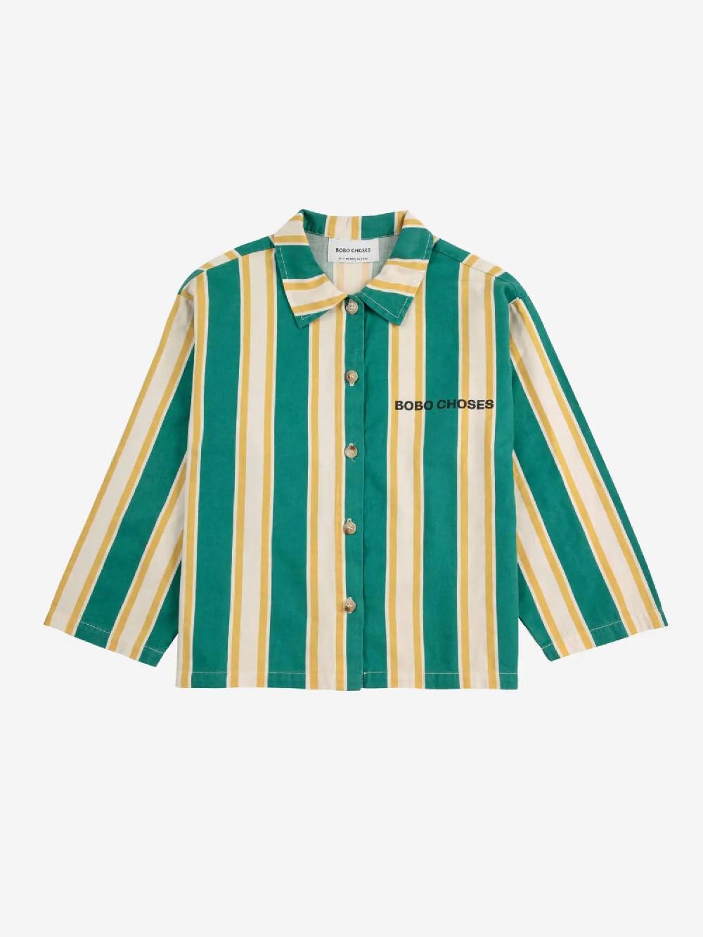 Bobo choses Bobo choses stripes long sleeve shirt Rebajas de fin de temporada