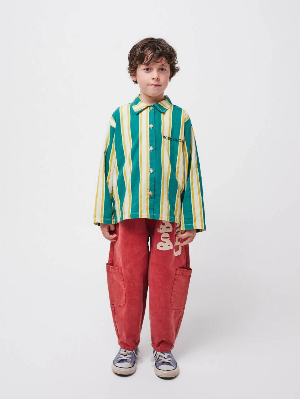 Bobo choses Bobo choses stripes long sleeve shirt Rebajas de fin de temporada