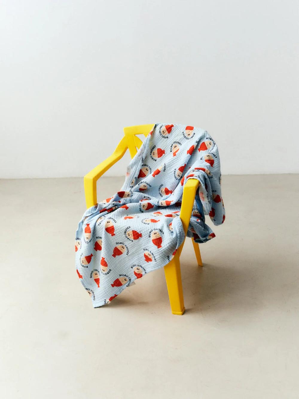 Bobo choses Morning Egg all over muslin & bib set Outlet