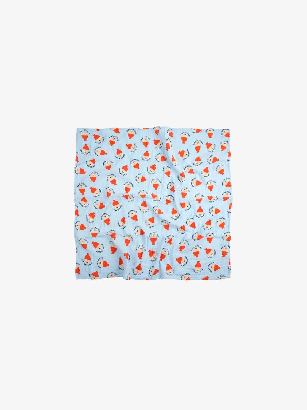 Bobo choses Morning Egg all over muslin & bib set Outlet