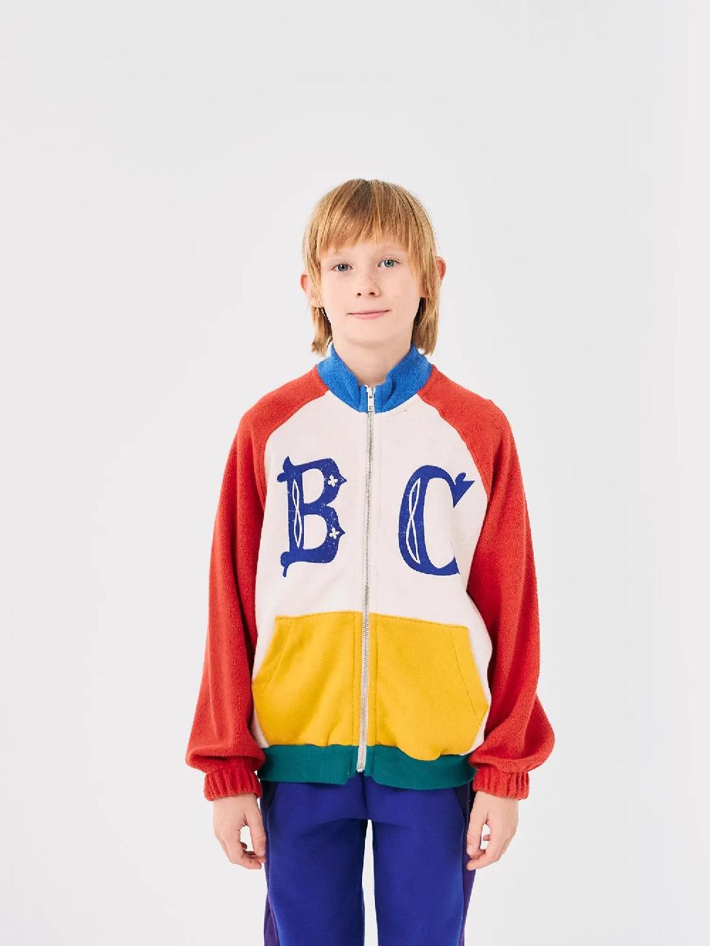 Bobo choses B.C vintage color block zipped sweatshirt Descuento