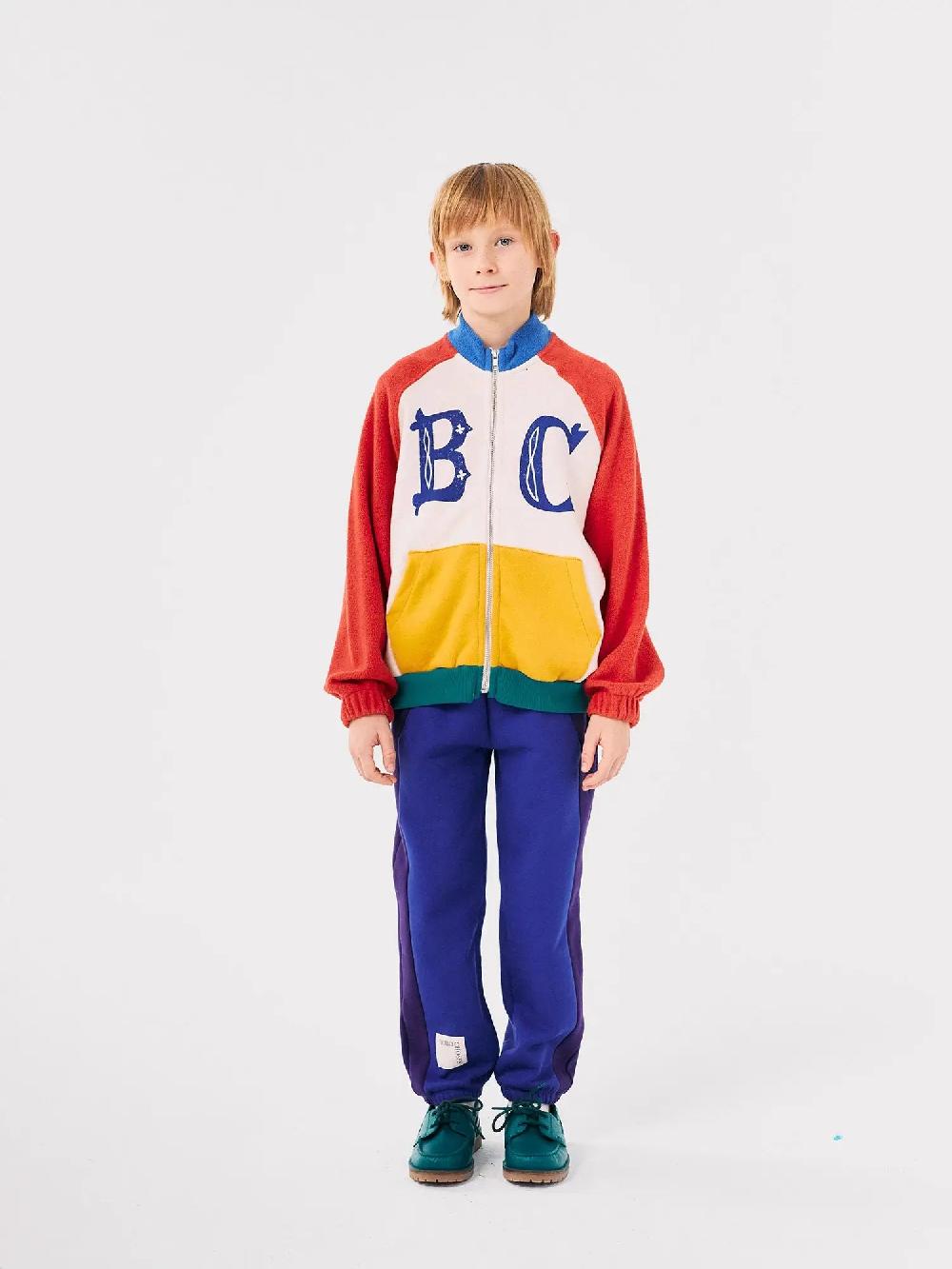 Bobo choses B.C vintage color block zipped sweatshirt Descuento