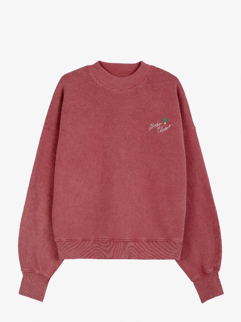 Bobo choses Bobo Choses embroidery mock-neck sweatshirt Tienda