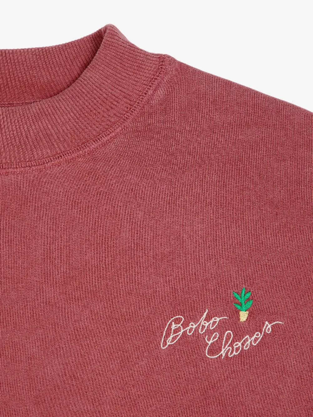 Bobo choses Bobo Choses embroidery mock-neck sweatshirt Tienda
