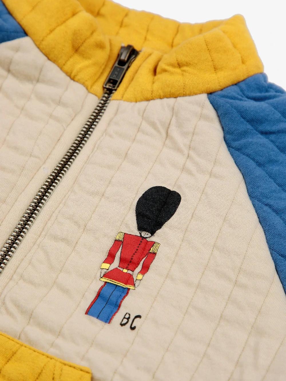 Bobo choses Little Tin Soldier quilted zipped sweatshirt Liquidación