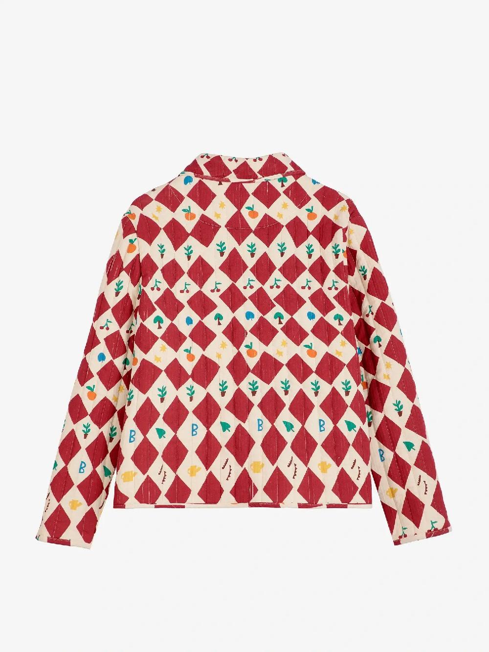 Bobo choses Harlequin printed quilted cropped jacket Envío gratis