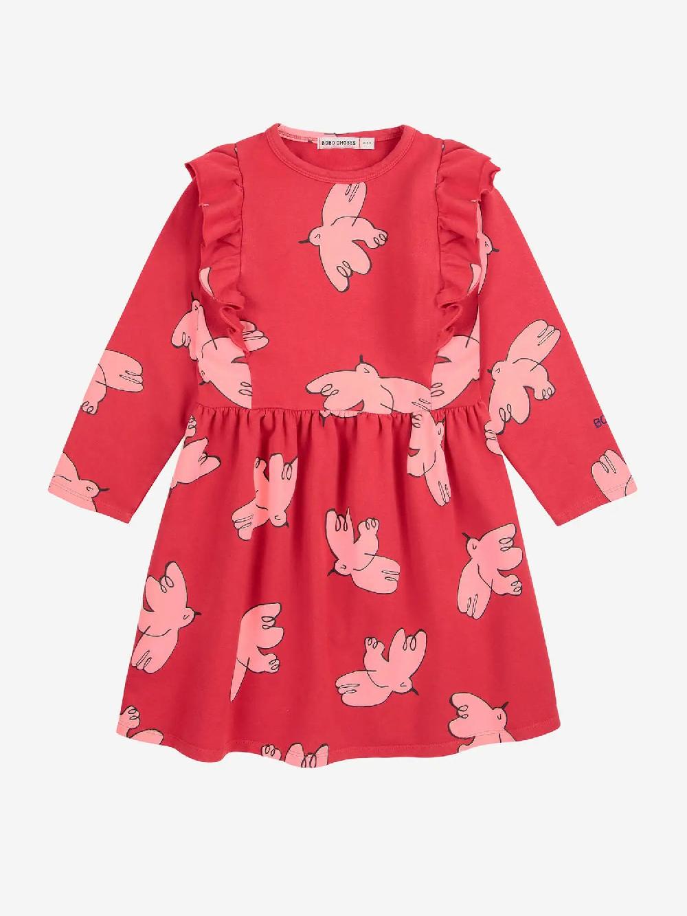 Bobo choses Freedom Bird all over ruffle dress Últimos 2 días