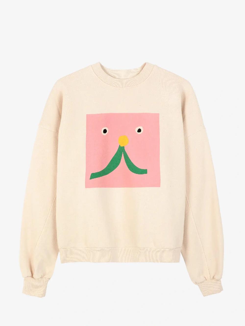 Bobo choses Abstract Cat Smile print sweatshirt Precio de fábrica