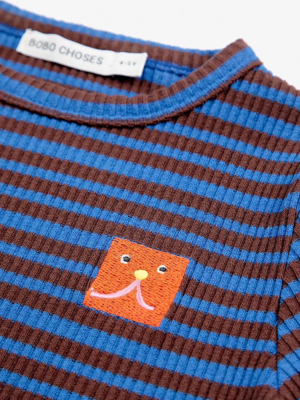 Bobo choses Funny Face embroidery T-shirt Superdescuento