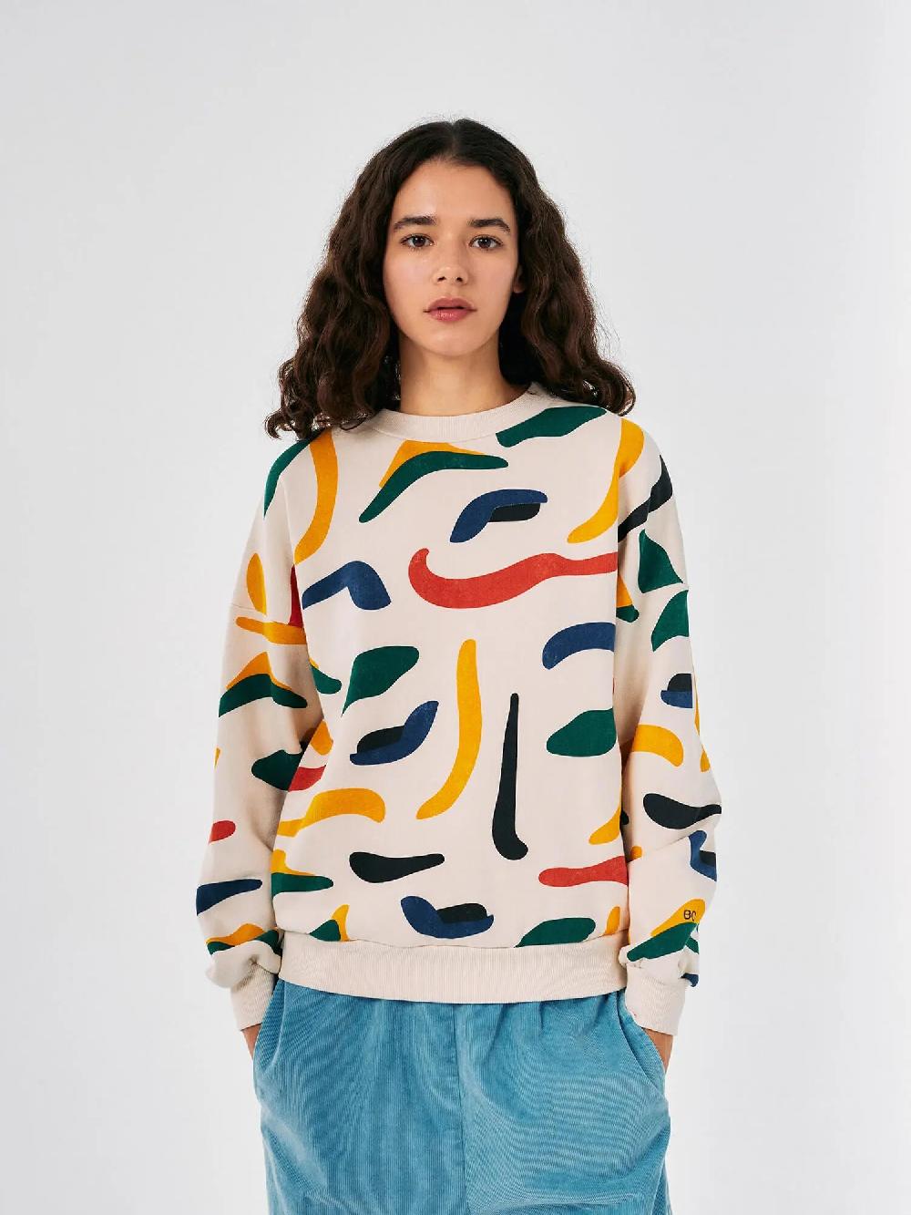 Bobo choses Brushstrokes printed sweatshirt Liquidación