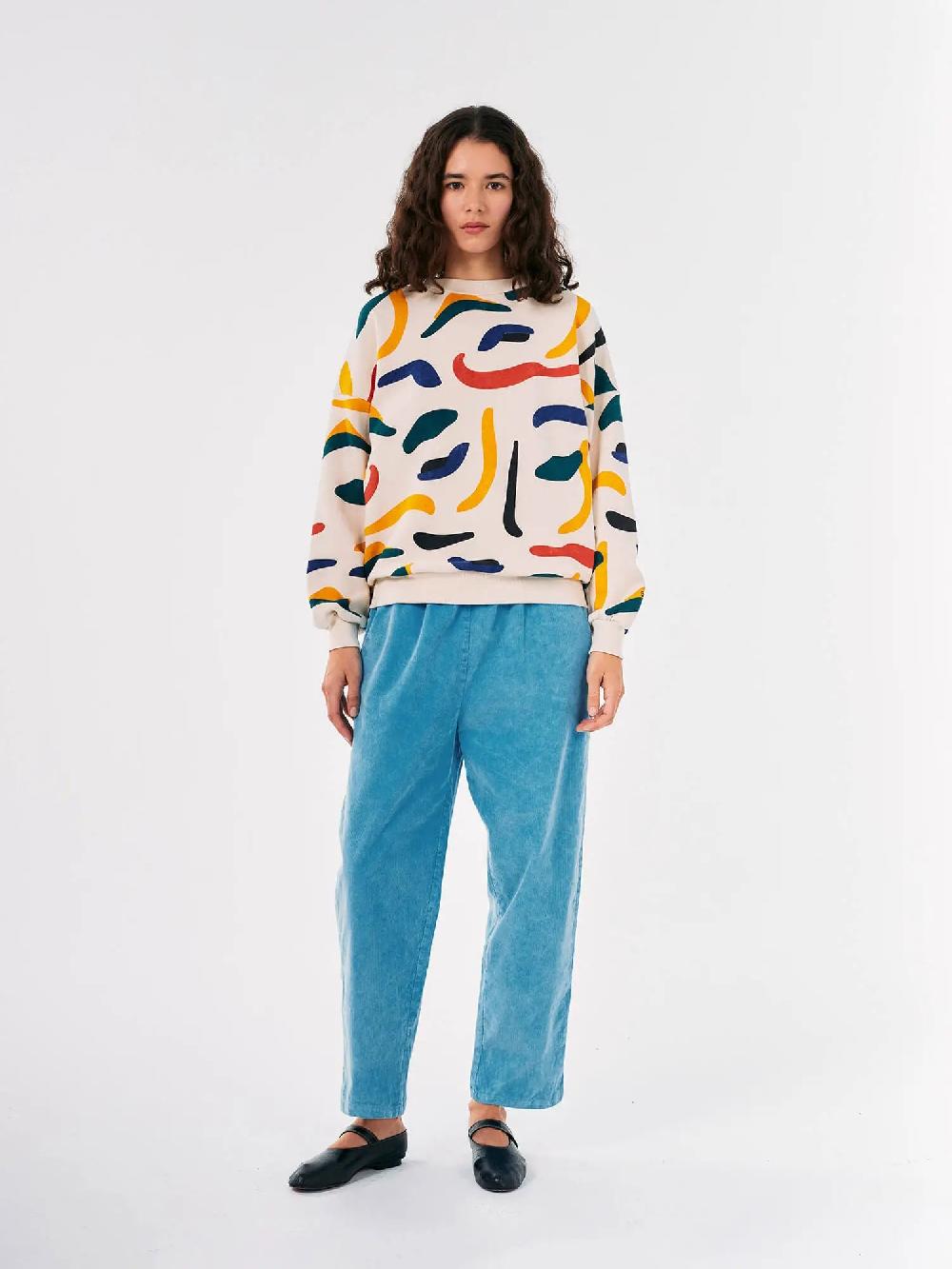 Bobo choses Brushstrokes printed sweatshirt Liquidación