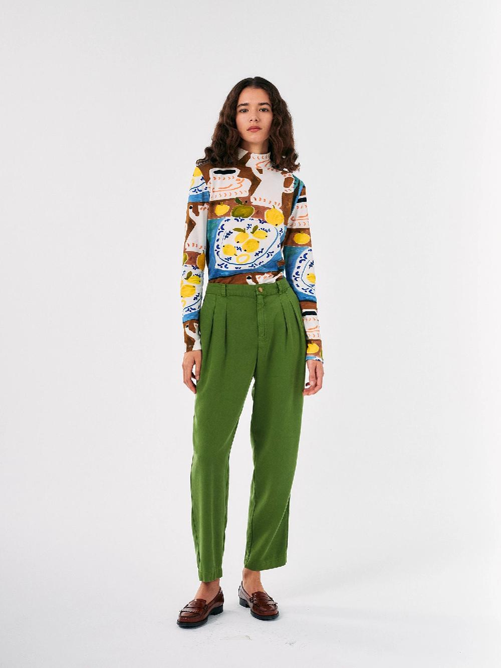 Bobo choses Abstract Tea Time print turtle neck T-shirt Limitado a 3 días