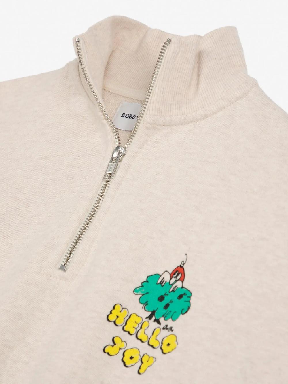 Bobo choses Logo zipper relaxed sweatshirt Precios de Black Friday